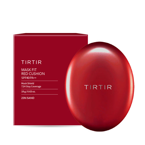 AsiaBeautyMall TIRTIR Mask Fit Red Cushion 22N Shell Beige Foundation Dark Red