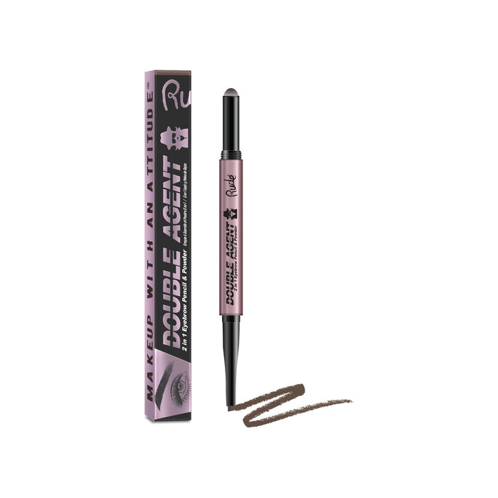 Rude Cosmetics - Rude Cosmetics - Double Agent 2 in 1 Eyebrow Pencil and Powder