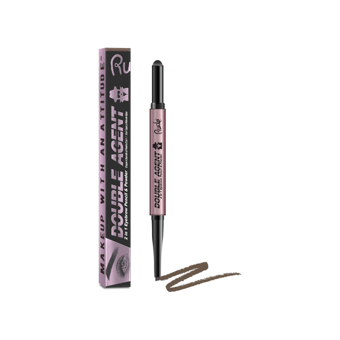 Rude Cosmetics - Rude Cosmetics - Double Agent 2 in 1 Eyebrow Pencil and Powder