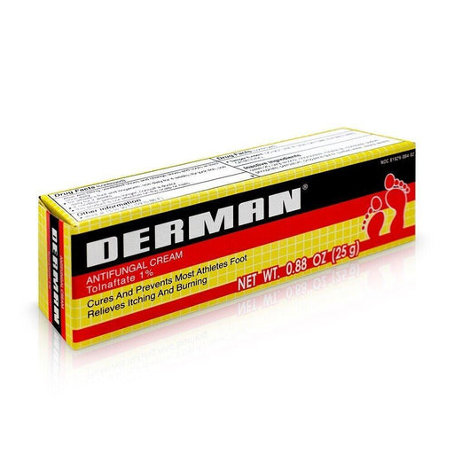 Derman Derman Antifungal Foot Cream, 1.76 Oz Health & Beauty White Smoke