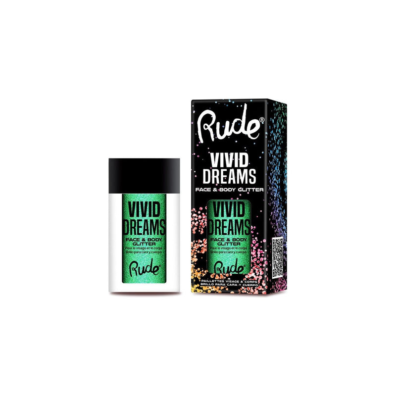 Rude Cosmetics Vivid Dreams Face & Body Glitter Loose Glitter & Pigments