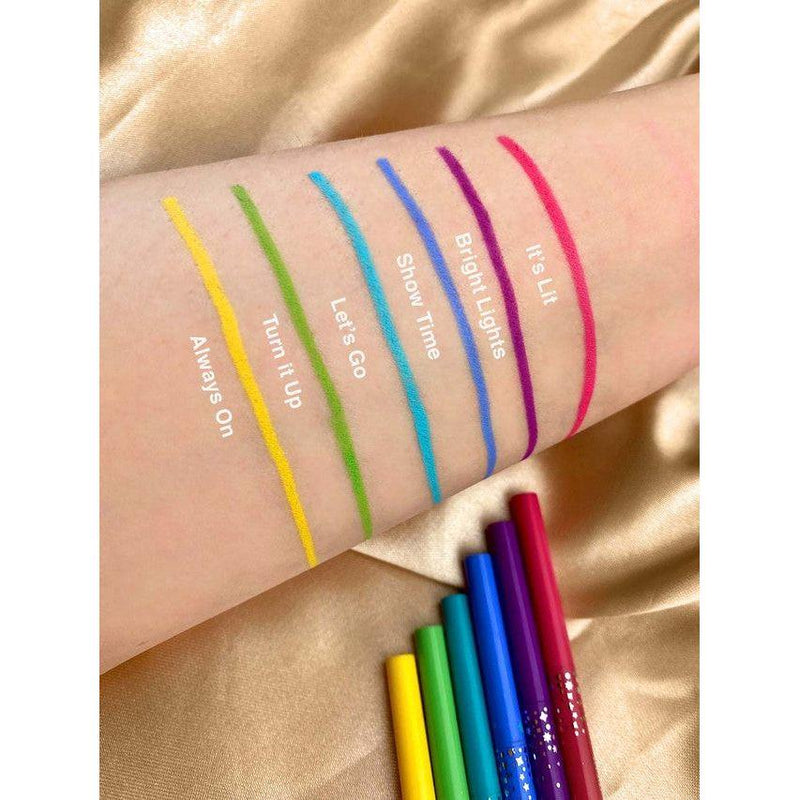 Rude Cosmetics City of Flashing Lights Micro Retractable Liner Eyeliner & Lipliner