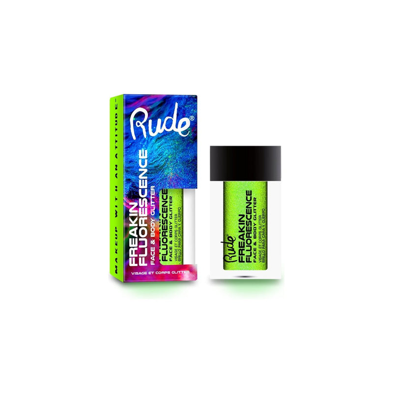 Rude Cosmetics Freakin Fluorescence Face and Body Glitter Glitter