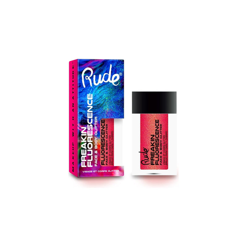 Rude Cosmetics Freakin Fluorescence Face and Body Glitter Glitter