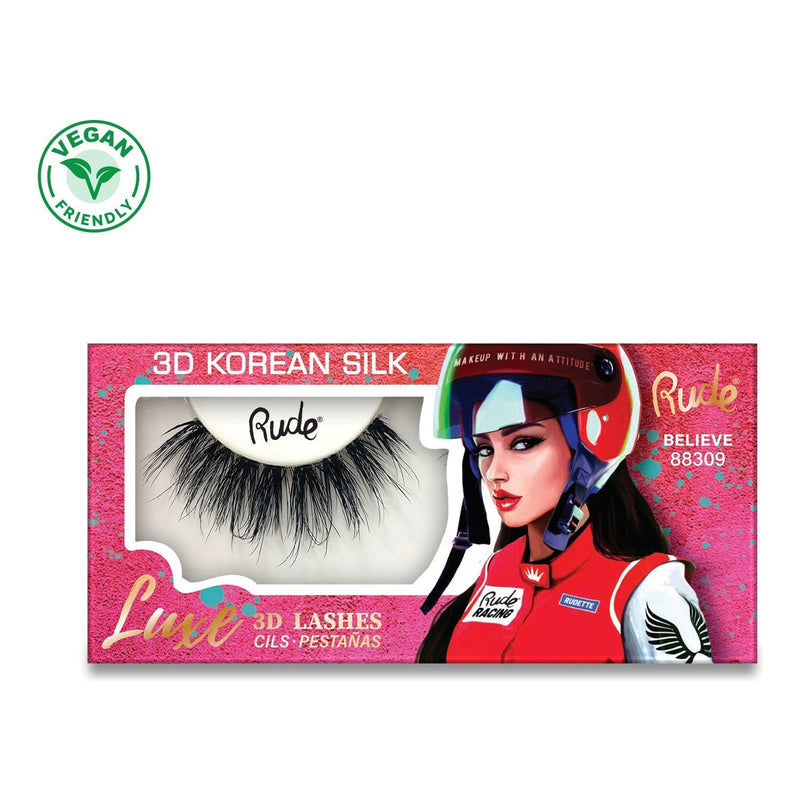 Rude Cosmetics Luxe 3D Lashes | Premium 3D Eyelashes False Lashes