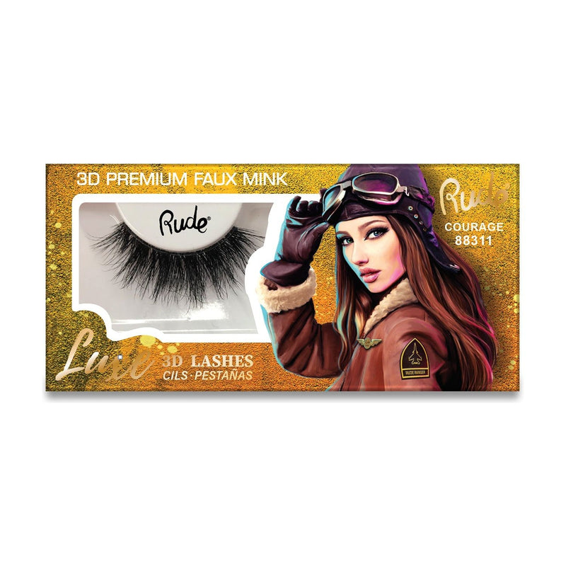 Rude Cosmetics Luxe 3D Lashes | Premium 3D Eyelashes False Lashes