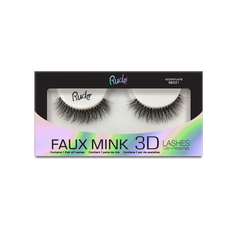 Rude Cosmetics Lush - Faux Mink 3D Lashes False Lashes