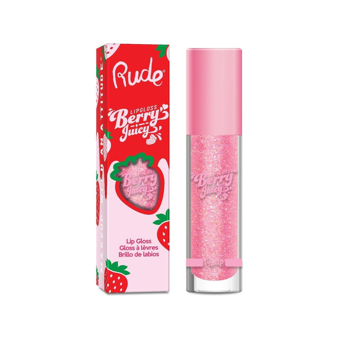 Rude Cosmetics - Rude Cosmetics - Berry Juicy Lip Gloss Display Set, 64 pcs