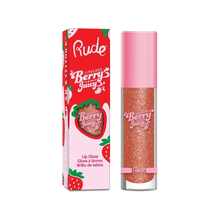 Rude Cosmetics - Rude Cosmetics - Berry Juicy Lip Gloss Display Set, 64 pcs