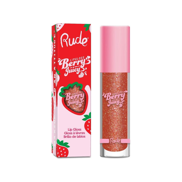 Rude Cosmetics - Rude Cosmetics - Berry Juicy Lip Gloss Display Set, 64 pcs