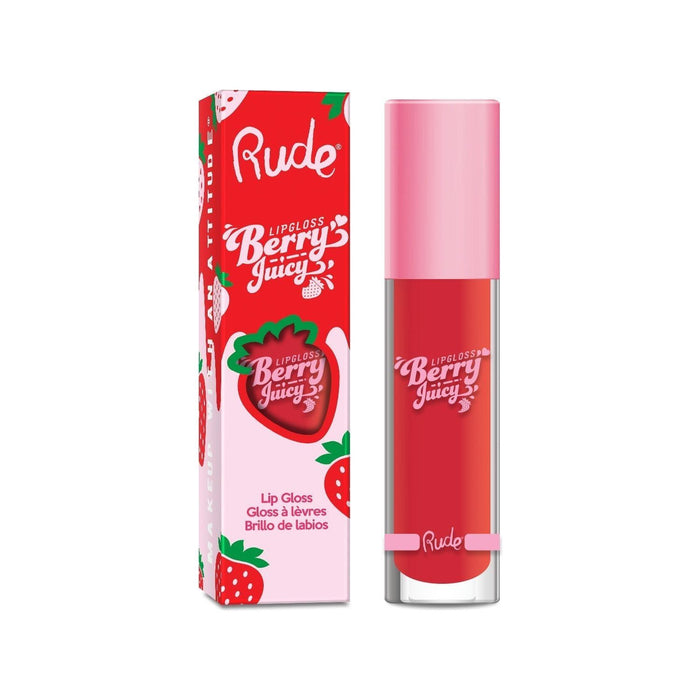 Rude Cosmetics - Rude Cosmetics - Berry Juicy Lip Gloss Display Set, 64 pcs