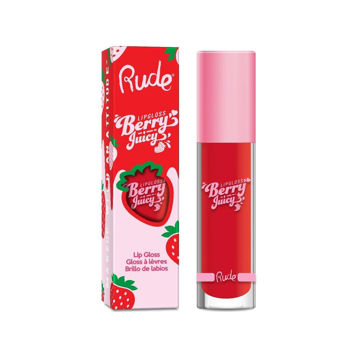 Rude Cosmetics - Rude Cosmetics - Berry Juicy Lip Gloss Display Set, 64 pcs