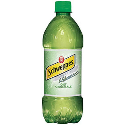 Schweppes Schweppes Diet Ginger Ale - 20 Oz Beverages White Smoke