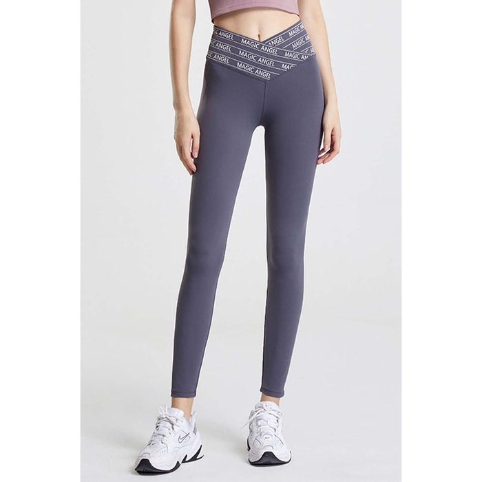 Wide Waistband Moisture-Wicking Sports Pants