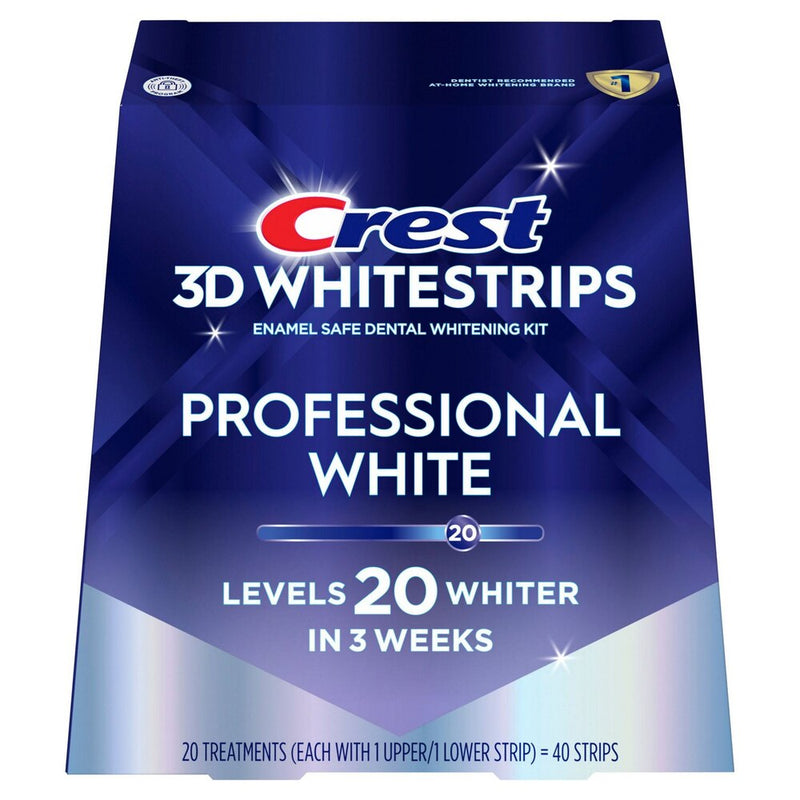 Crest Crest 3D White Strips Professional White  Enamel Safe Dental Whitening Kit, 1Kit Health & Beauty