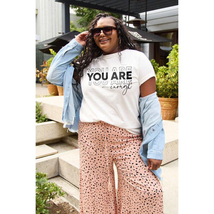 Simply Love YOU ARE ENOUGH Short Sleeve T-Shirt