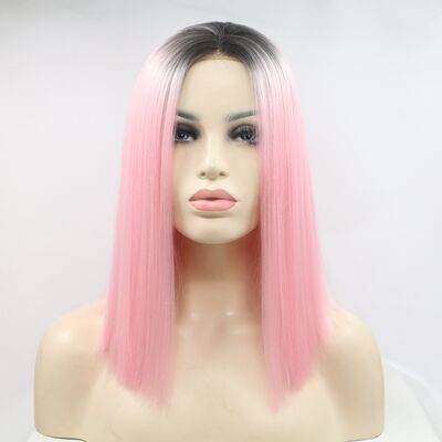 Mill's Beauty Supply Synthetic Lace Front Mid-length Straight Wig, 12"