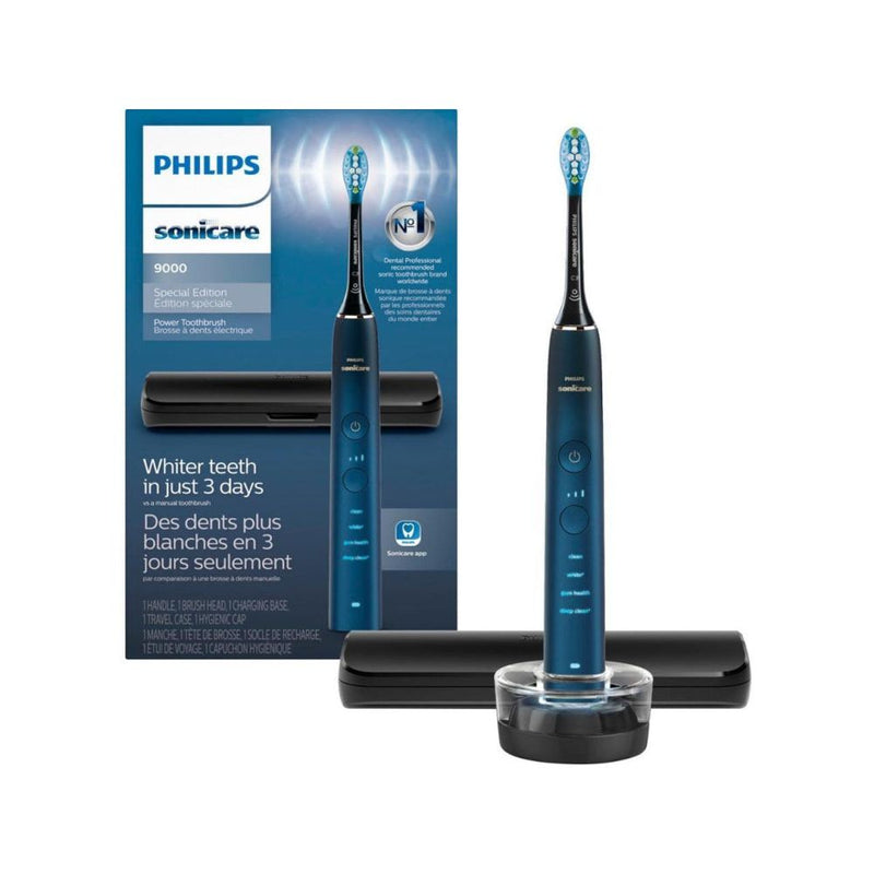 Philips Philips Sonicare 9000 Special Edition Rechargeable Toothbrush, Blue/Black, HX9911/92 Personal Care