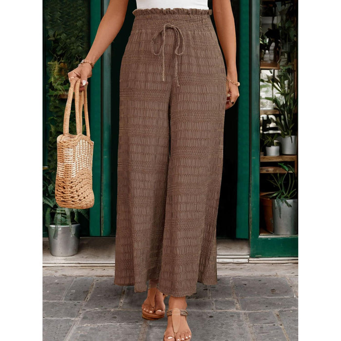 Tied Wide Leg Pants