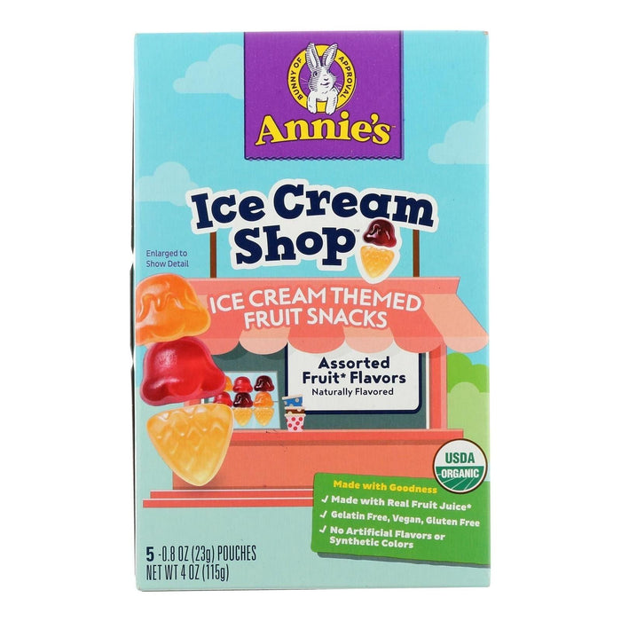 Annie's Homegrown - Fruit Snack Ice Cream Shop (Pack of 10-4oz)