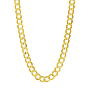 Bids.com 8.2mm 14k Yellow Gold Solid Curb Chain Necklaces