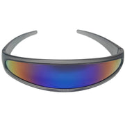zeroUV Retro Futuristic 1980's Disco Wrap Around Space Sunglasses 8964 Sunglasses