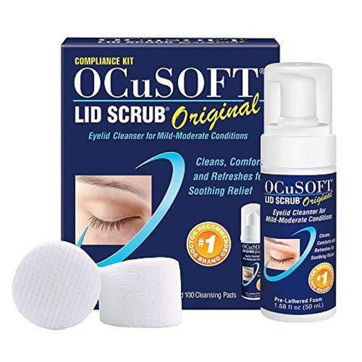 OCuSOFT OCuSOFT Lid Scrub Eyelid Cleanser Compliance Kit, Original, 1 Kit Scrubs