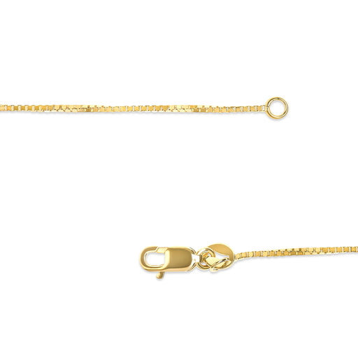 Bids.com Solid 14K Yellow Gold 0.75mm Classic Box Chain Necklace. Unisex Chain - Size 16 Inches Necklaces