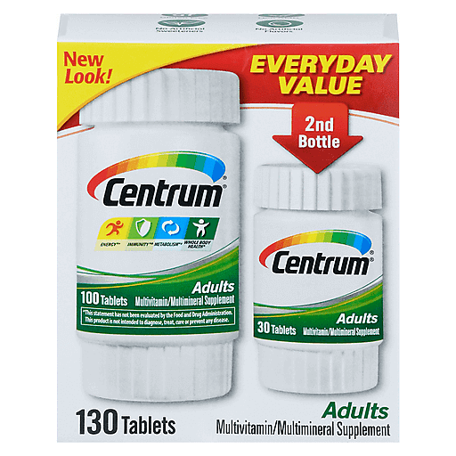 Centrum Centrum Adult Multivitamin And Multimineral Supplement Tablets Vitamins & Supplements