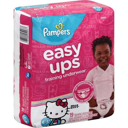 Pampers Pampers Easy Ups Hello Kitty Training Underwear Size 4T–5T 19 Ct Pack Underwear