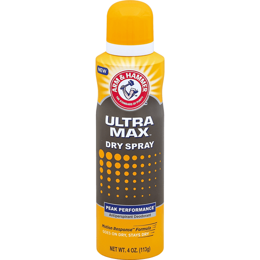 Arm & Hammer Arm & Hammer Ultra Max Dry Spray Antiperspirant Deodorant Peak Performance Deodorant Orange
