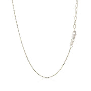 Bids.com 14k White Gold Necklace with Round Diamond Charms Necklaces