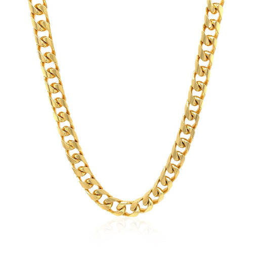 Bids.com 5.8mm 14k Yellow Gold Solid Miami Cuban Chain Necklaces