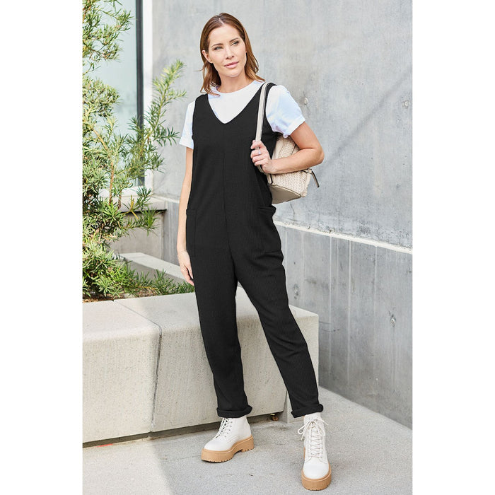 Double Take Sleeveless Straight Jumpsuit