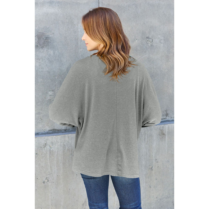 Double Take Round Neck Long Sleeve T-Shirt