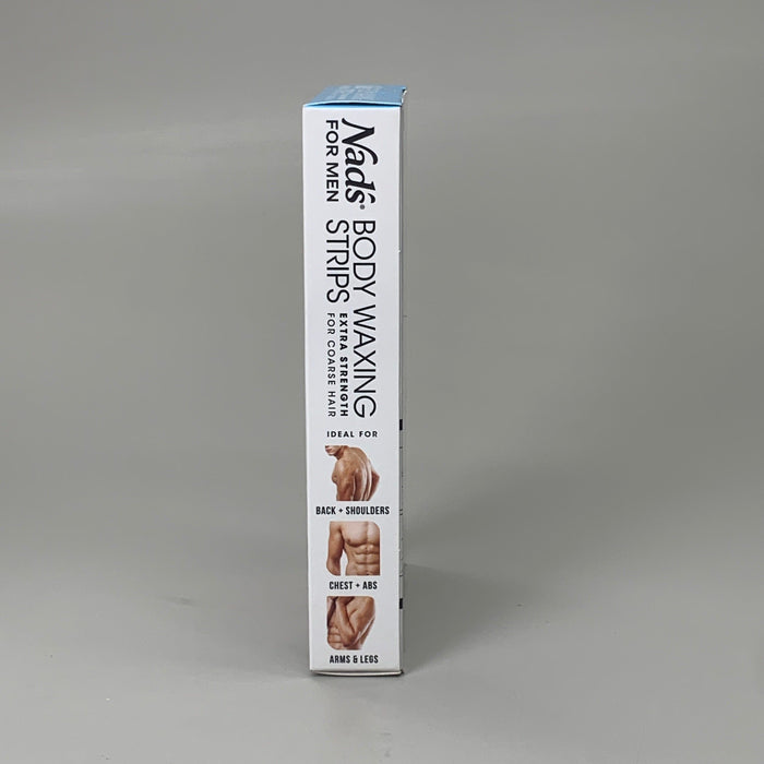 Paywut - Nads 2 Pk Mens Body Wax Strips For Course Male Hair 3494En06