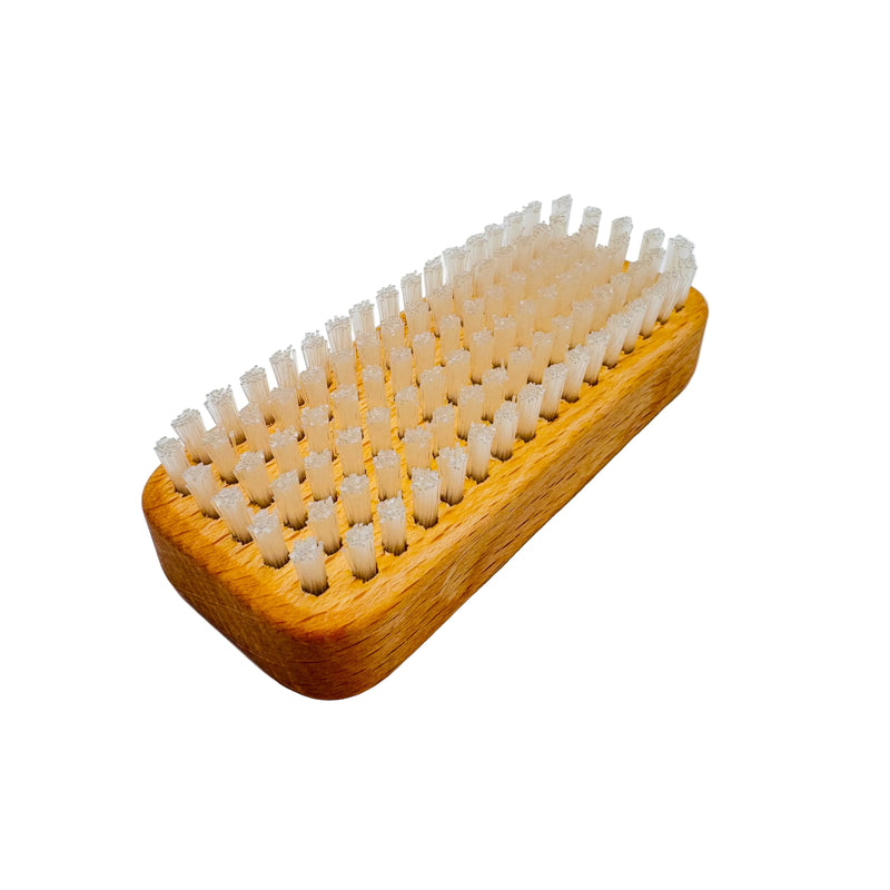 Dural Dural Beech Wood Hand & Nail Brush With Short White Nylon Bristles - 6 Rows Hand & Nail Brush