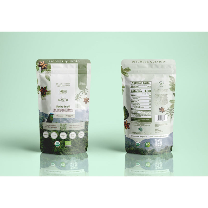 Ancestral Organics Dark Chocolate covered Sacha Inchi