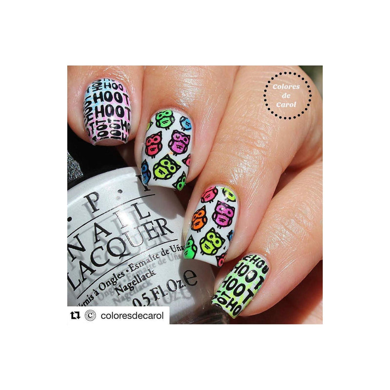 UberChic Beauty Who Gives a Hoot Stamping Plate