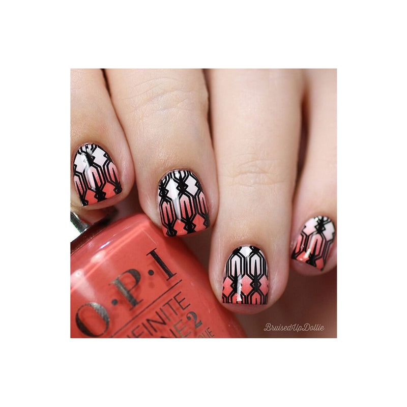 UberChic Beauty Art Deco Elegance Stamping Plate