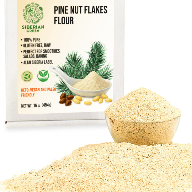 Siberian Pine Nut Flour (Kernel Powder) – 454g / 1 lb