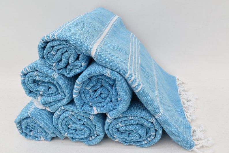 MONACO TURQUOISE TURKISH TOWEL