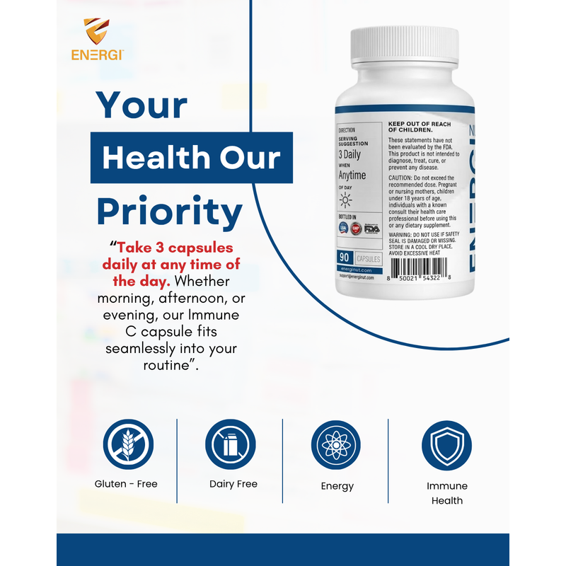 Energi Nutrition Immune C Supplement