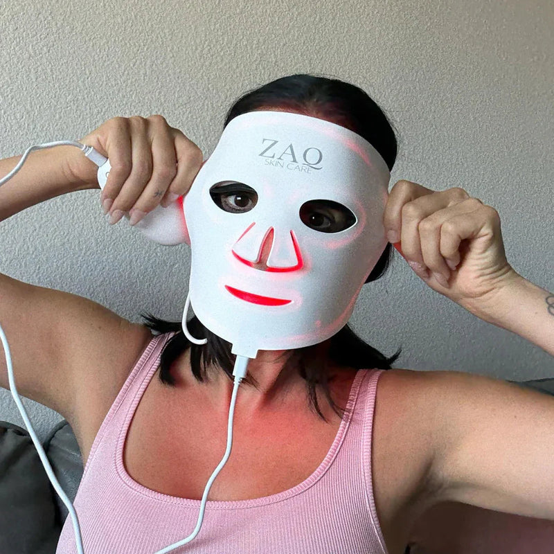 ZAQ Skin & Body Noor LED Light Therapy Mask – Red, Blue & Infrared | ZAQ