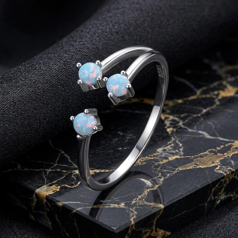 Bids.com 925 Sterling Silver Translucent Opal Ring for Women Rings
