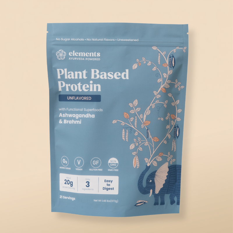 Elements Truffles Plant Based Protein Powder: Unflavored (21 Servings) Protein