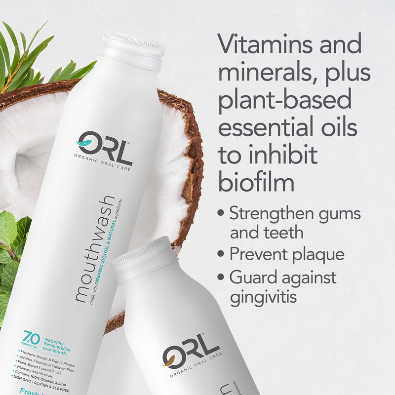 ORL Natural Mouthwash made with the Finest Clean Ingredients Mouthwash