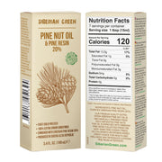SiberianGreen.com Siberian Pine Nut Oil with Cedar Resin – 100 ml for Immune Support & Digestive Health Cooking Oils