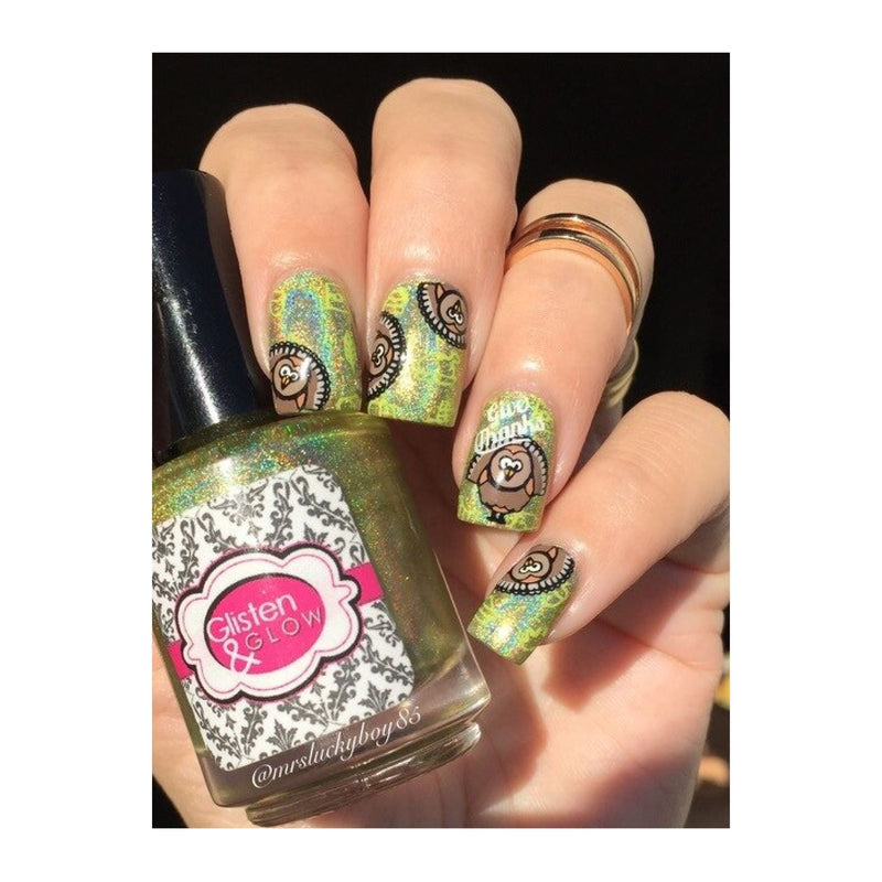 UberChic Beauty Give Thanks Stamping Plate