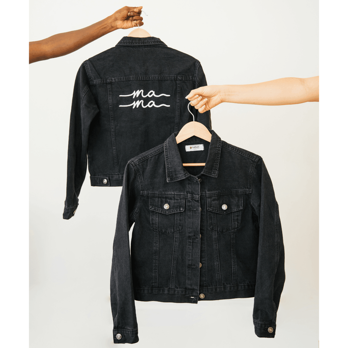 Sunflower Motherhood - Black Denim Mama Jacket